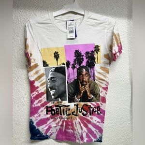 2pac Poetic Justice Tie Dye Women’s shirt Brand New With Tags Medium